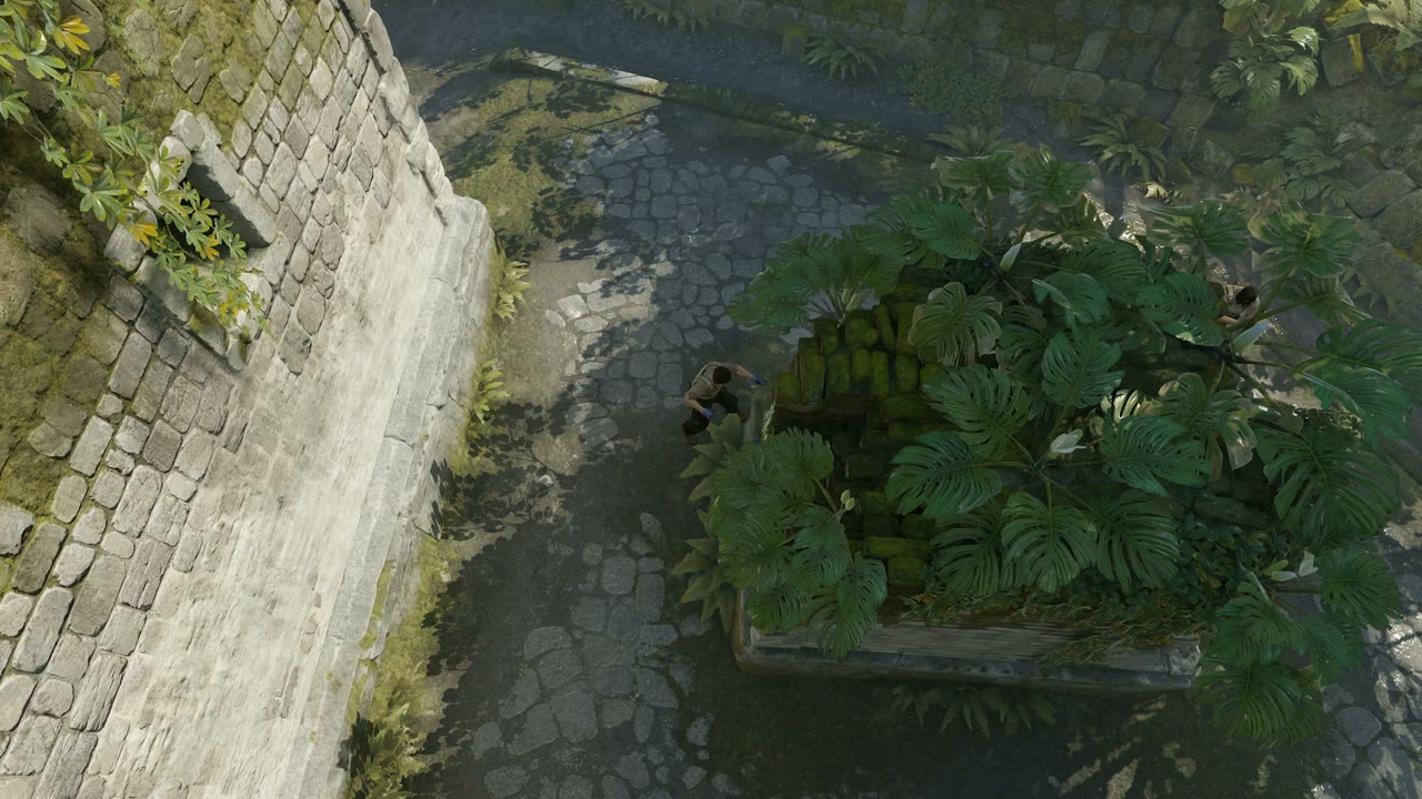 Third-person view of the setup position