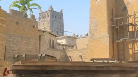 Close-up of the aim point just before the throw