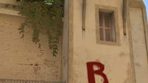 Close-up of the aim point just before the throw