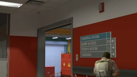Close-up of the aim point just before the throw
