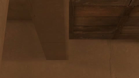 Close-up of the aim point just before the throw