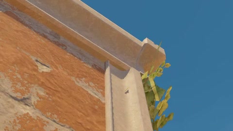 Close-up of the aim point just before the throw