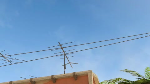 Close-up of the aim point just before the throw