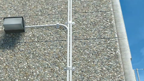 Close-up of the aim point just before the throw