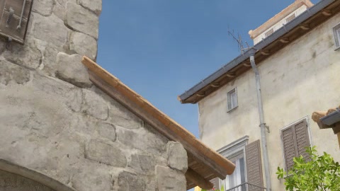 Close-up of the aim point just before the throw