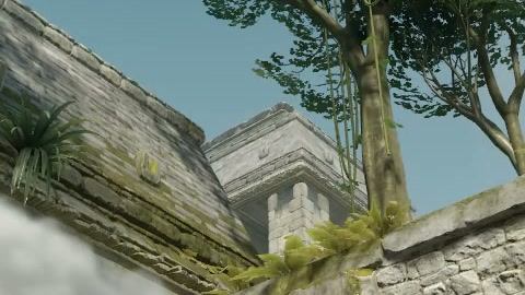 Close-up of the aim point just before the throw