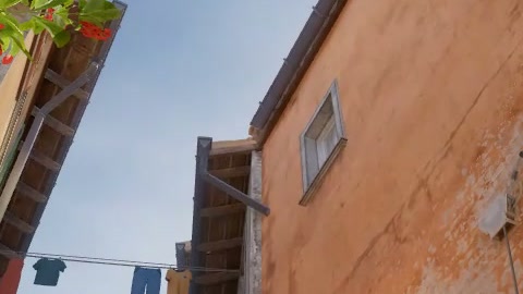Close-up of the aim point just before the throw