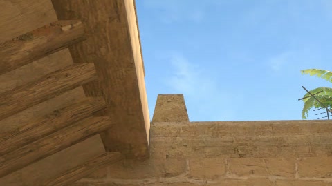 Close-up of the aim point just before the throw