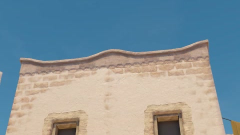 Close-up of the aim point just before the throw