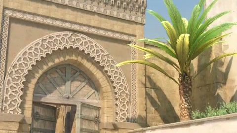 Close-up of the aim point just before the throw
