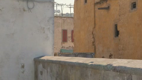 Close-up of the aim point just before the throw