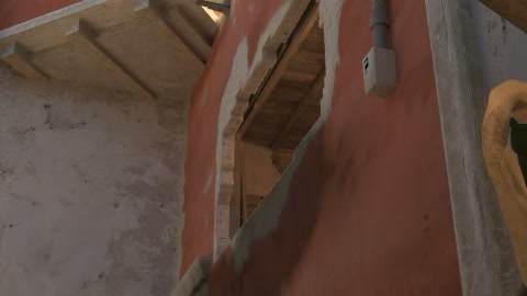 Close-up of the aim point just before the throw