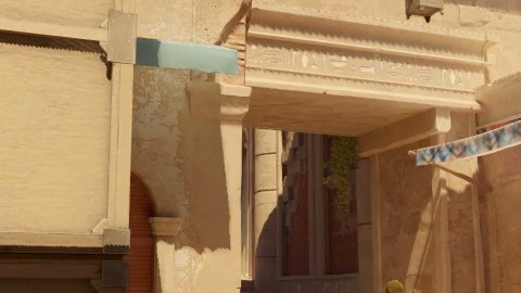 Close-up of the aim point just before the throw