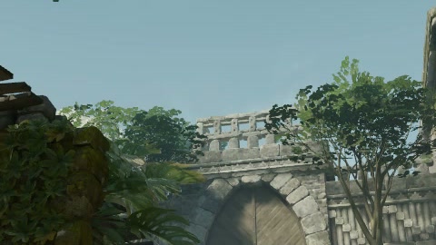 Close-up of the aim point just before the throw