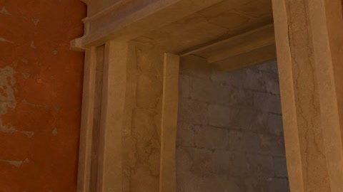 Close-up of the aim point just before the throw