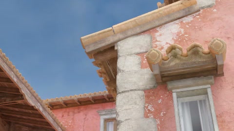 Close-up of the aim point just before the throw
