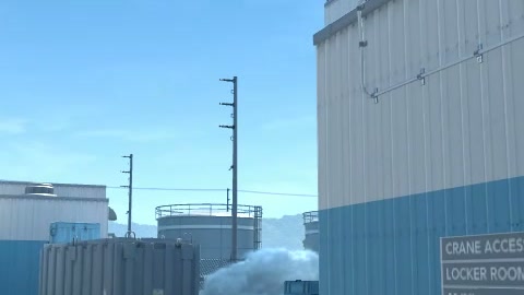 Close-up of the aim point just before the throw