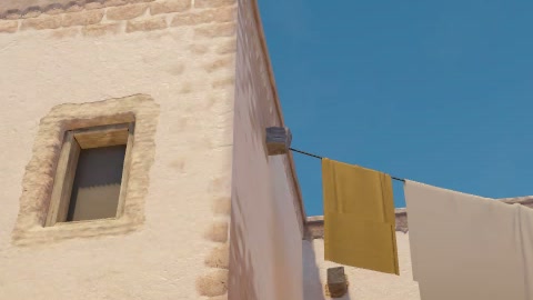 Close-up of the aim point just before the throw