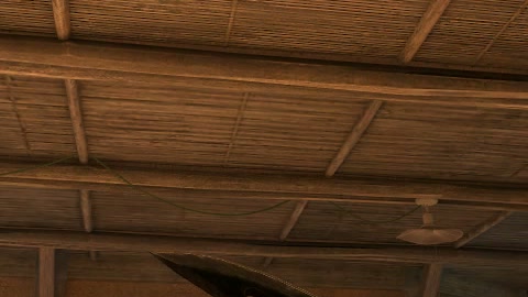 Close-up of the aim point just before the throw