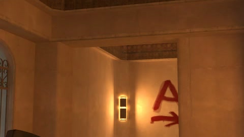 Close-up of the aim point just before the throw