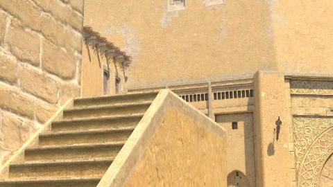 Close-up of the aim point just before the throw