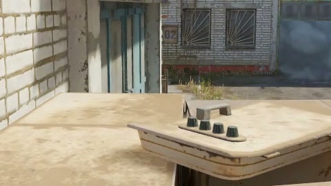 Close-up of the aim point just before the throw