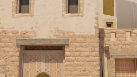 Close-up of the aim point just before the throw