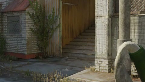 Close-up of the aim point just before the throw