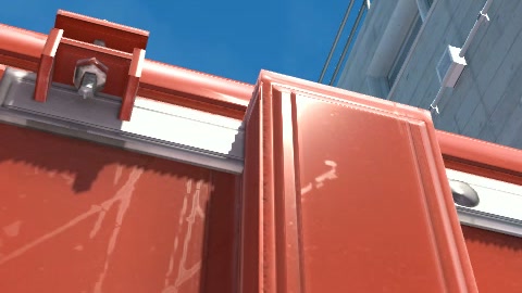 Close-up of the aim point just before the throw