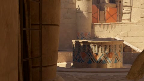 Close-up of the aim point just before the throw