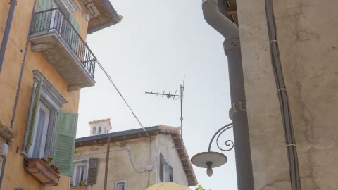 Close-up of the aim point just before the throw