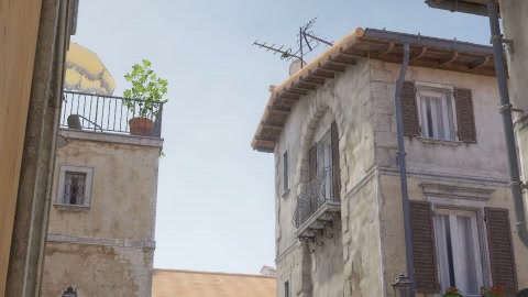 Close-up of the aim point just before the throw