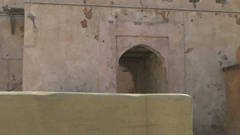 Close-up of the aim point just before the throw