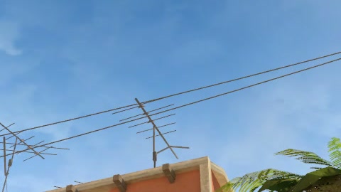 Close-up of the aim point just before the throw