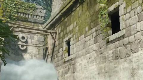 Close-up of the aim point just before the throw