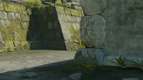 Close-up of the aim point just before the throw