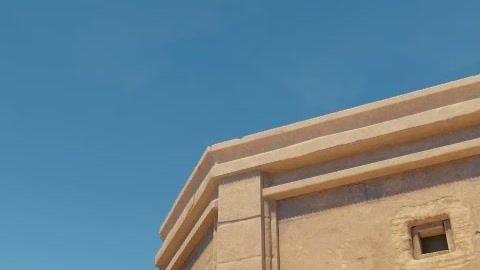 Close-up of the aim point just before the throw