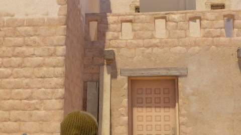 Close-up of the aim point just before the throw