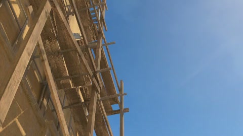 Close-up of the aim point just before the throw
