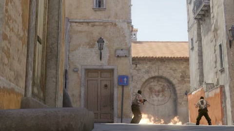 Close-up of the aim point just before the throw