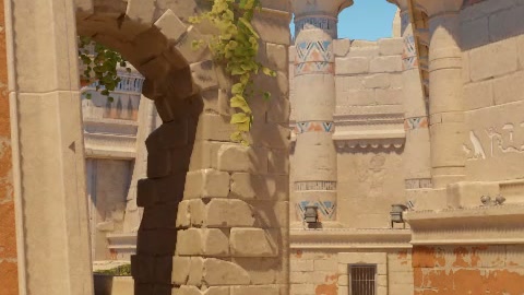 Close-up of the aim point just before the throw
