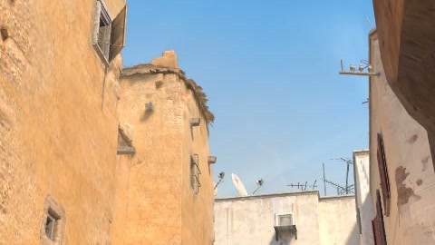 Close-up of the aim point just before the throw