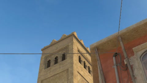 Close-up of the aim point just before the throw