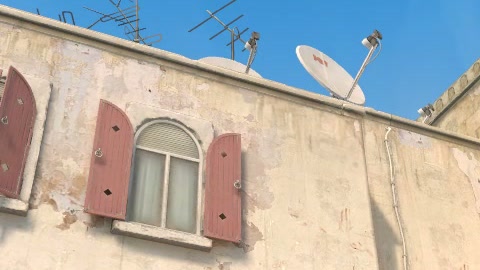Close-up of the aim point just before the throw