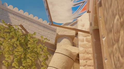 Close-up of the aim point just before the throw