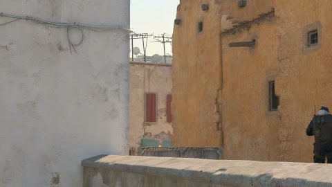 Close-up of the aim point just before the throw