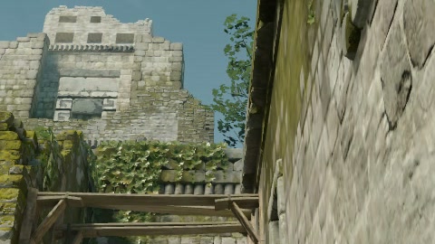 Close-up of the aim point just before the throw