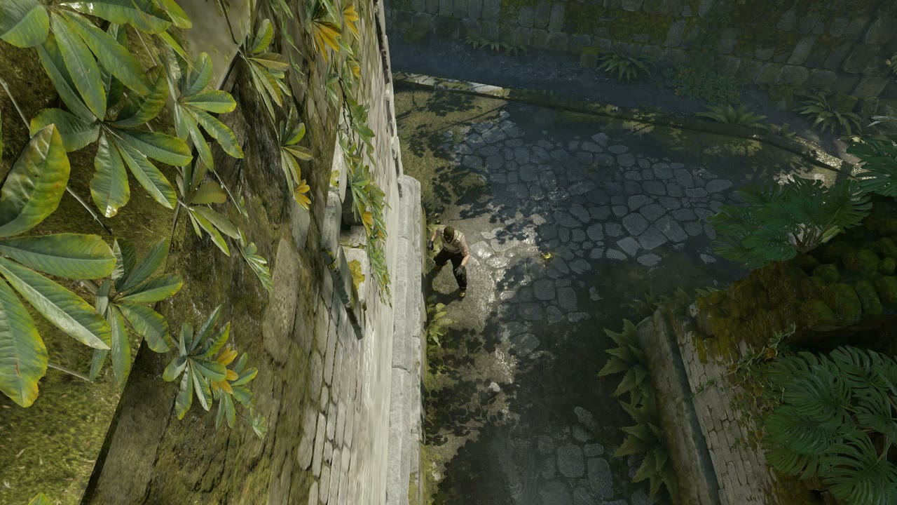 Third-person view of the setup position