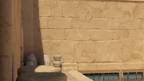 Close-up of the aim point just before the throw