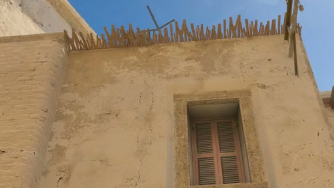Close-up of the aim point just before the throw